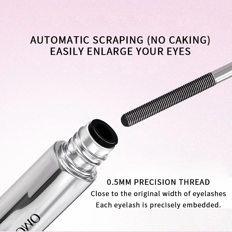 Long-lasting curling mascara Waterproof and sweat-proof Separates each lash Thick and voluminous Steel tube mascara