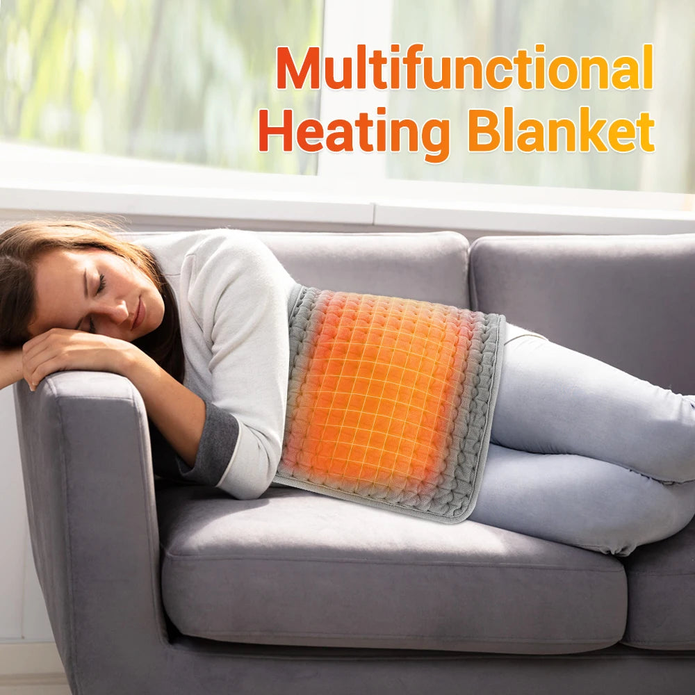 59*30cm Electric Heating Waist Belt Warm Thermal Pad Office Home Temperature Control Warming Back Hand Leg Abdomen Body Warmer