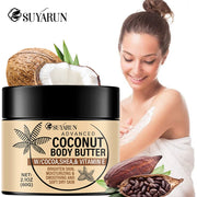 SUYARUN Deep Moisturizing Cream for Dry Skin, Organic Hydration with Coconut Oil, Fast Absorbing, 24 Hour Nourishing.