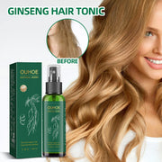 OUHOE Ginseng Hair Care Liquid Ginseng Essence Moisturizing and Softening Hair Care Spray