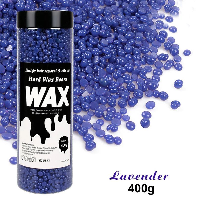 200g/400g Canning Hard Wax Beans For Men And Women Body Hair Removal Depilatory Wax For Wax Heater Kit For Wax Heater Machine