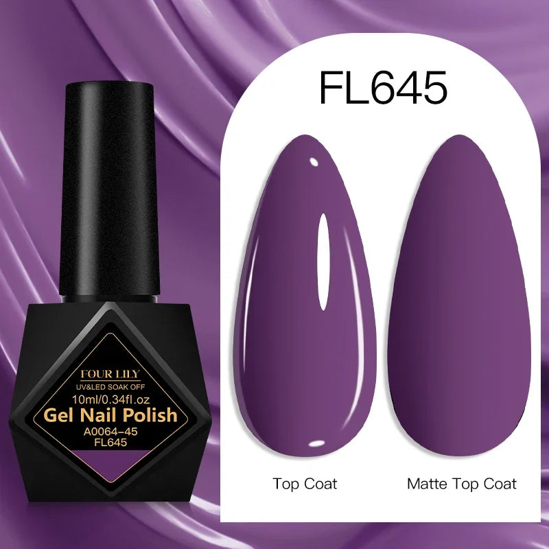 10ml Gel Nail Polish 162 Colors Nail Supplies Vernis Semi Permanent Nail Art Manicure Soak Off LED UV Gel Nail Varnishes Summer