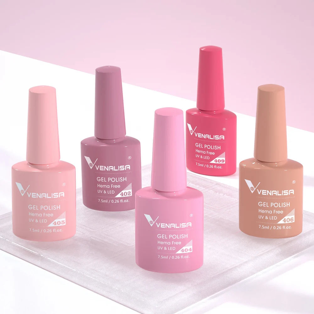 VENALISA Reinforce Thick Base Nail Gel Polish Tempered Nowipe Semi Permanent Gellack 7.5ml Soak off UV LED Organic Gel Varnish