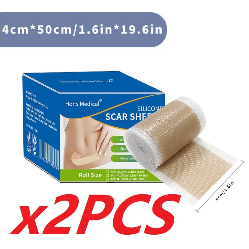 Scar Patches Remove Silicone Gel Sheet Correctors Burn Wounds Efficient Surgery Scar Tape Skin Repair Self-Adhesive Scar Cover