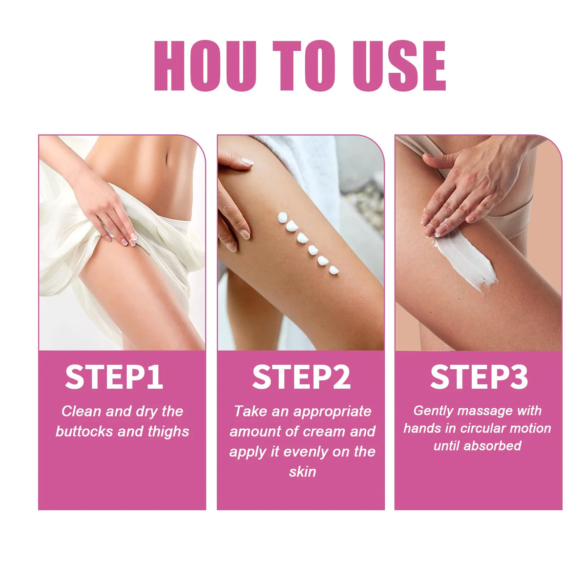 EELHOE 100ml Butt Acne Clearing Spot Treatment Cream Remove Pimples Moisturizing Skin Brighten Smooth Thigh Acne Removal Cream