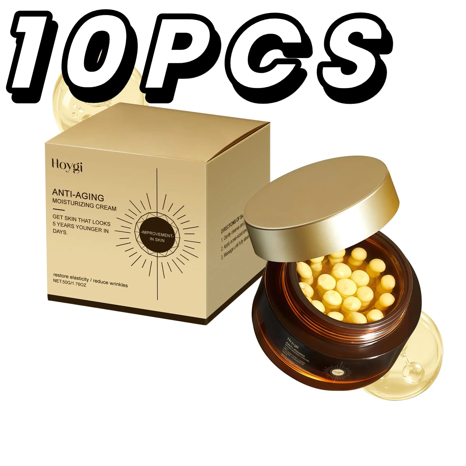 Retinol Lifting Firming Facial Cream Moisturizing Wrinkle Remover Smoothing Collagen Hyaluronic Acid Creams Skincare Products