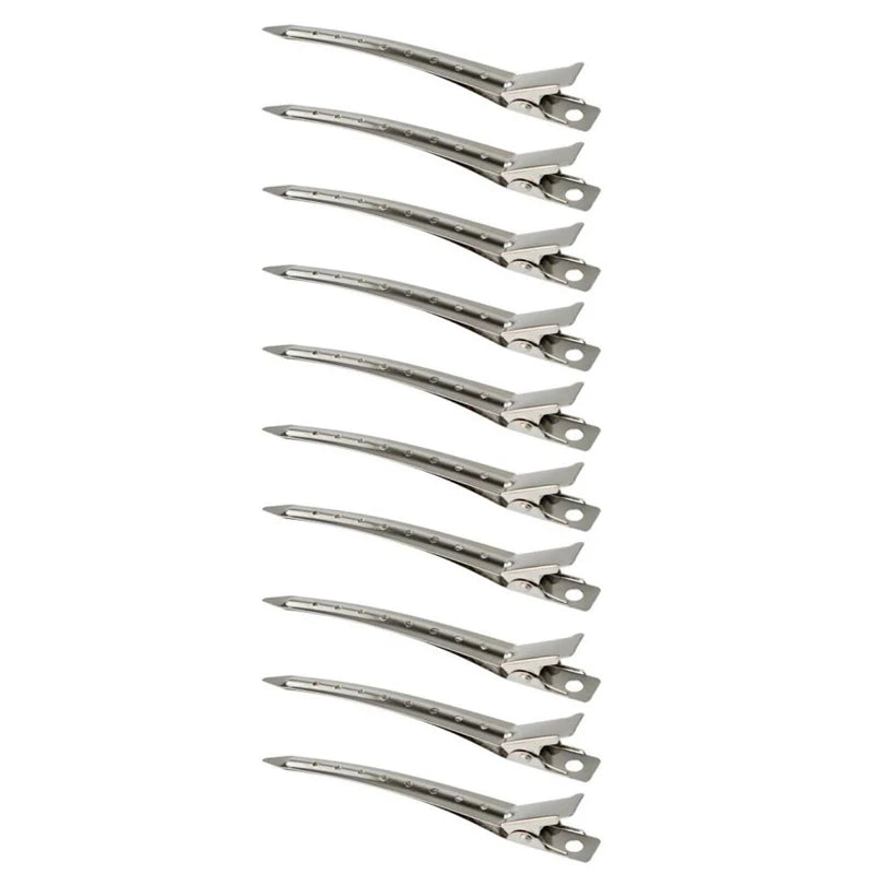 10-30Pcs Hair Care Clips Metal Steel Hairdressing Sectioning Clip Clamps Barber Hair Cut  Styling Tools Hair Root Fluffy Hairpin
