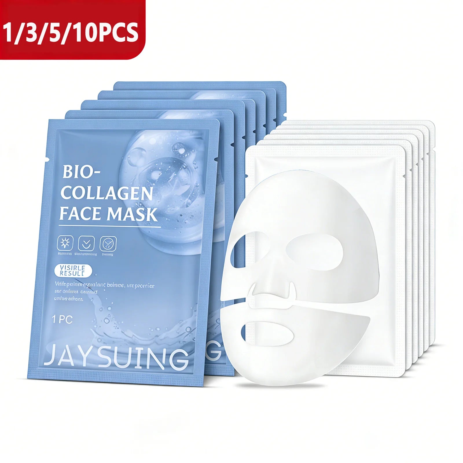 1/3/5/10Pcs Collagen Mask Korean Overnight Hydrating Face Mask Hyaluronic Acid  Shrink Pores Hydration Deep Elasticity Skin Care