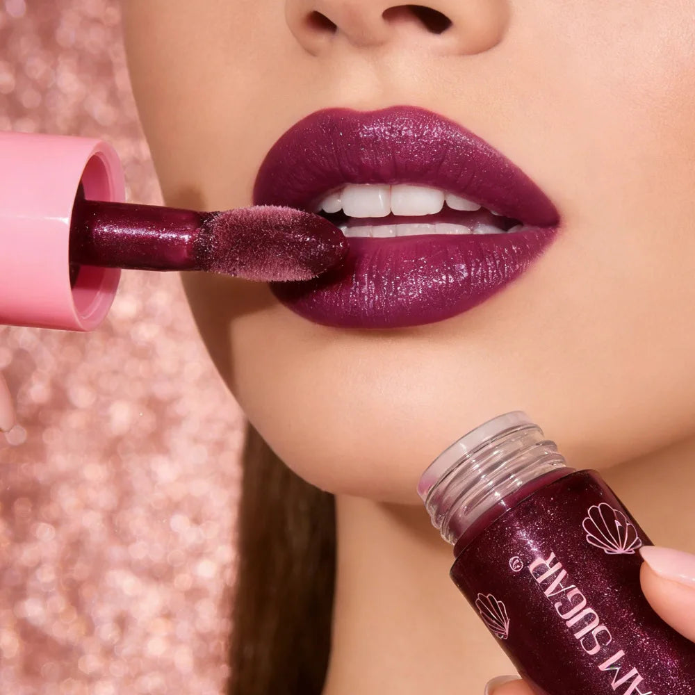 3 Colors Mirror Pearl Lip Gloss Long-lasting Moisturizing Shine Glitter Lip Glaze Waterproof Glass Liquid Lipstick Women Makeup
