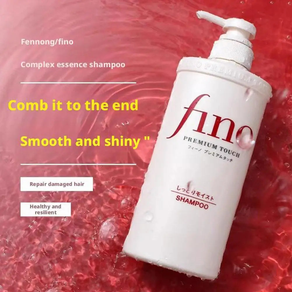 Fino Shampoo Conditioner 550ml Oil Control Volumizing Smooth Hair Mask Repair Dry Damaged Hair Moisturizing Nourishing Treatment