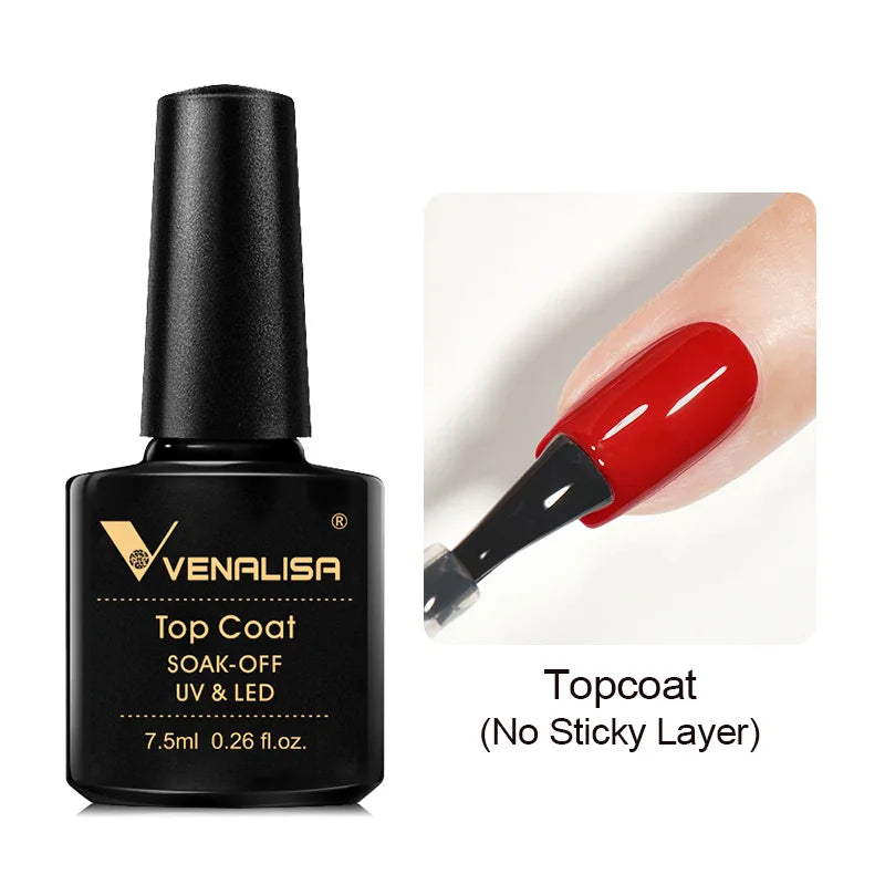 VENALISA Reinforce Thick Base Nail Gel Polish Tempered Nowipe Semi Permanent Gellack 7.5ml Soak off UV LED Organic Gel Varnish