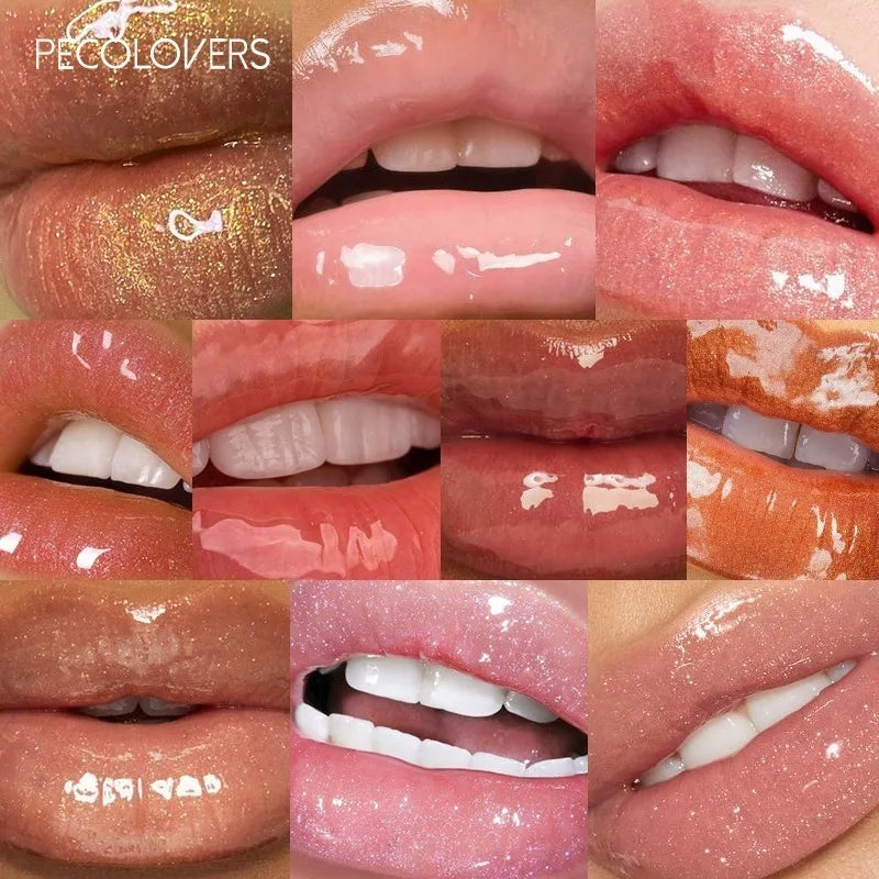 Lip Gloss Lip Gloss, Multi-color Natural Moisturizing Lip Gloss, Moisturizing Lip Balm, Lip Cosmetics Clear Lip Gloss