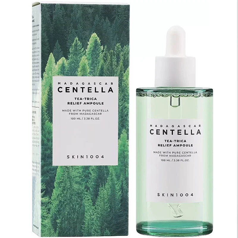 Korean Centella Ampoule Essence,Brightening Calming and Repairing Pores Smoothing Face Moisturize Serum Daily Face Care Products