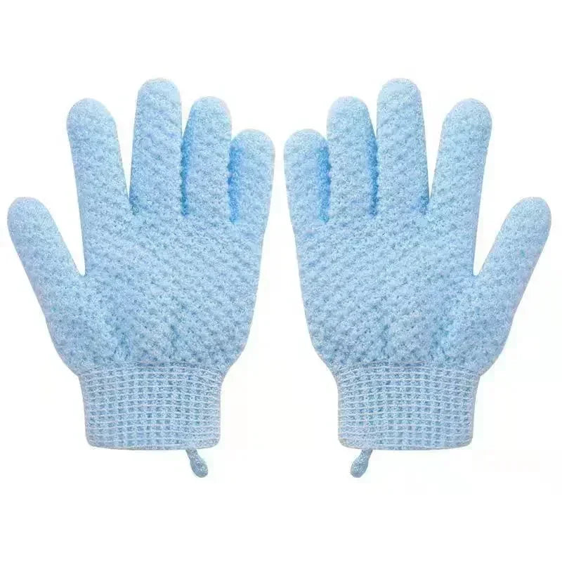 1Pcs New Cleaning Bath Glove Shower Scrub Body Massage SPA Foam Rubbing Mud Peeling Exfoliating Five-Finger Bathroom Accessories