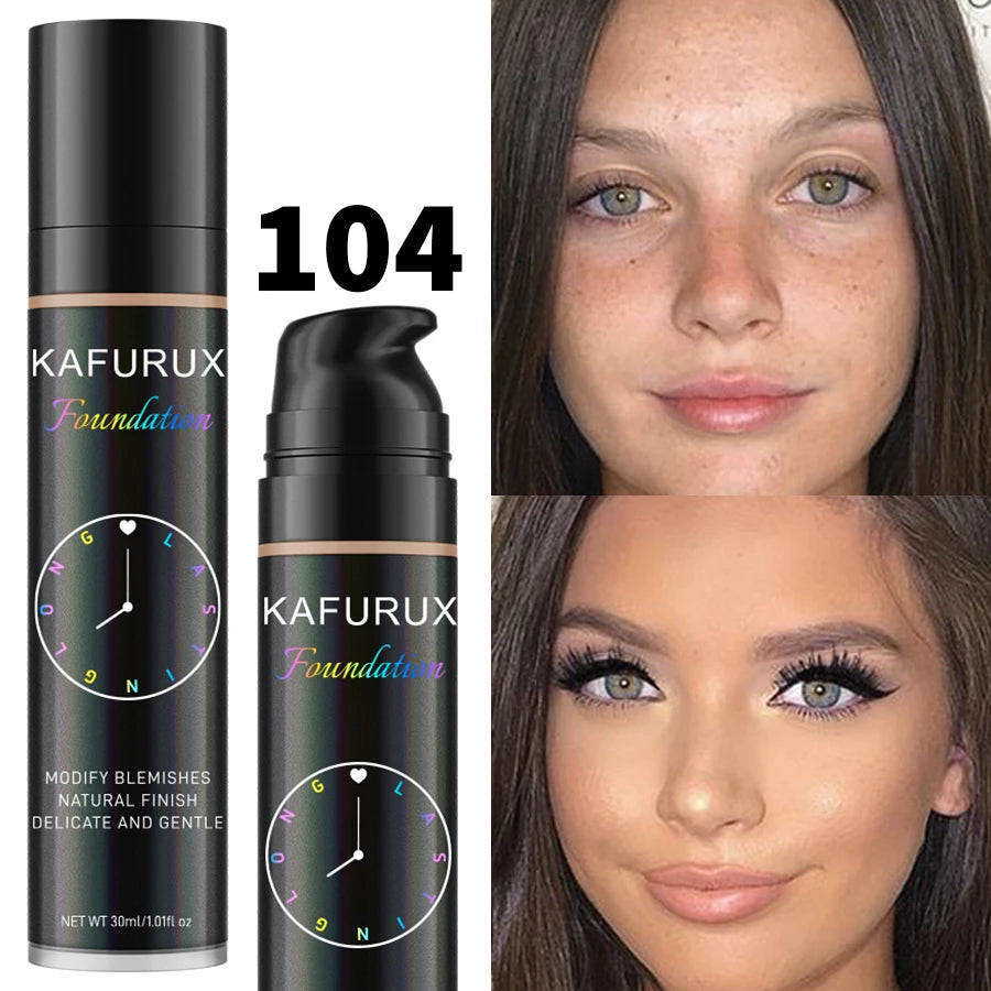 8 colors Liquid Foundation Effective Concealer Waterproof Sweat-resistant Face Korean Makeup Porfession Face Base Cosmetics Gift