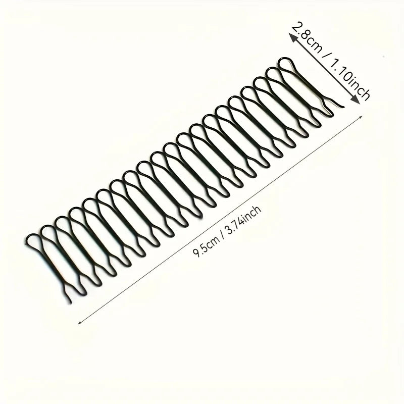 3pcs Multifunctional Hair Comb, Wave Hair Clips for Bangs Hair Holder, Broken Hair, Hair Band Inverted Comb, Hairpin