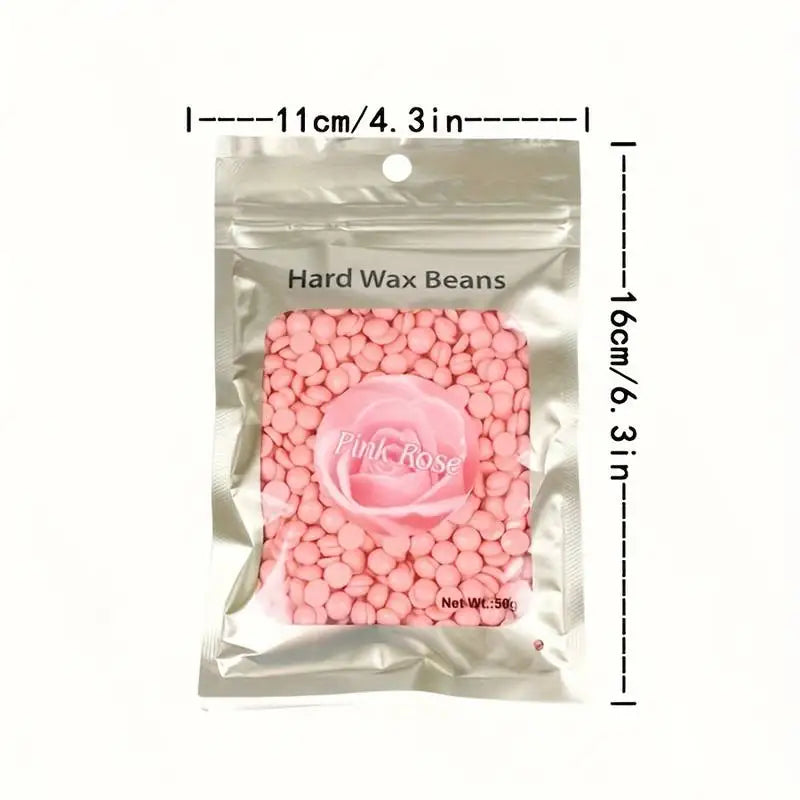 50g Hot Wax Hair Removal Depilatory Waxing Wax Beads for Wax Heater Painless for Body Hairs Removal Beans