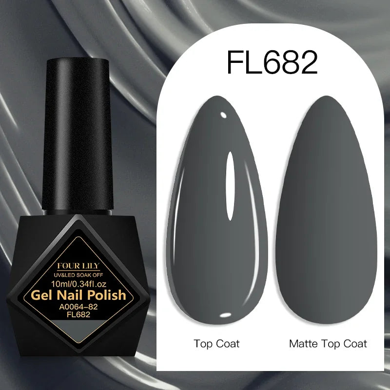 10ml Gel Nail Polish 162 Colors Nail Supplies Vernis Semi Permanent Nail Art Manicure Soak Off LED UV Gel Nail Varnishes Summer
