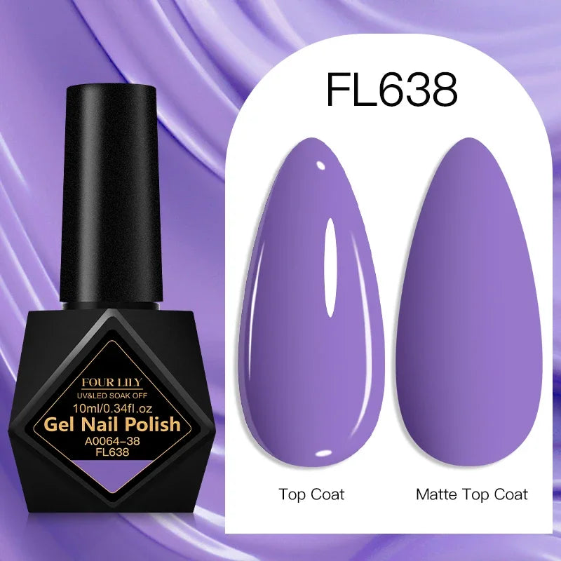 10ml Gel Nail Polish 162 Colors Nail Supplies Vernis Semi Permanent Nail Art Manicure Soak Off LED UV Gel Nail Varnishes Summer