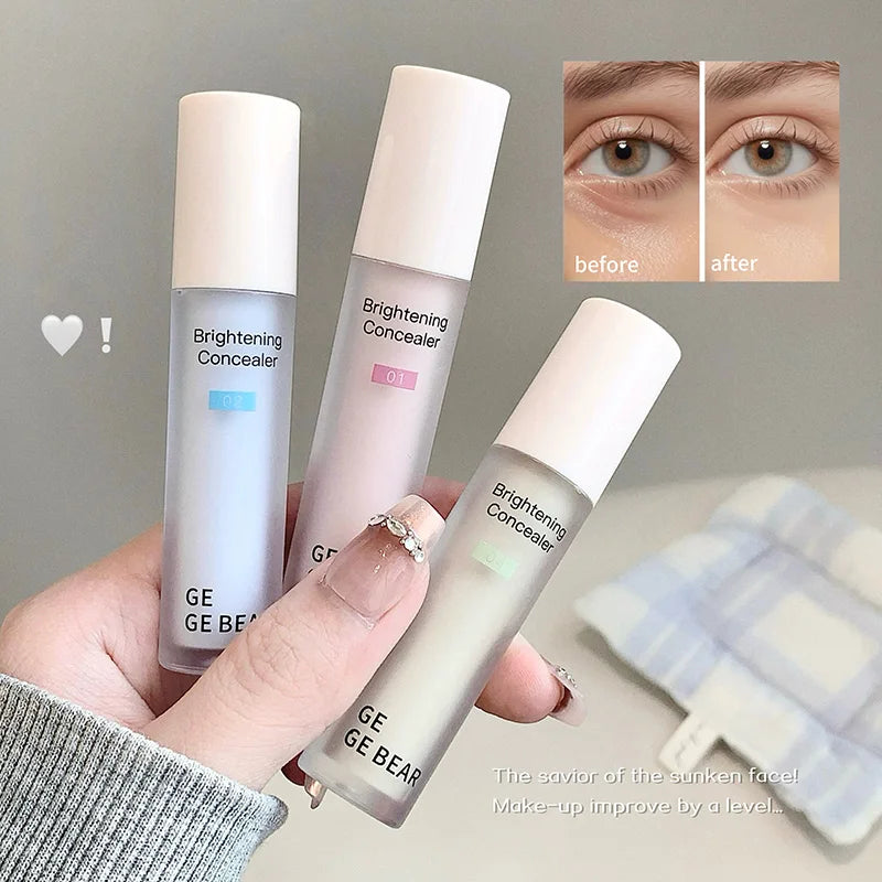 Gege Bear Makeup Face Concealer Full Coverage Long Lasting Waterproof Liquid Base Eye Dark Circles Concealer