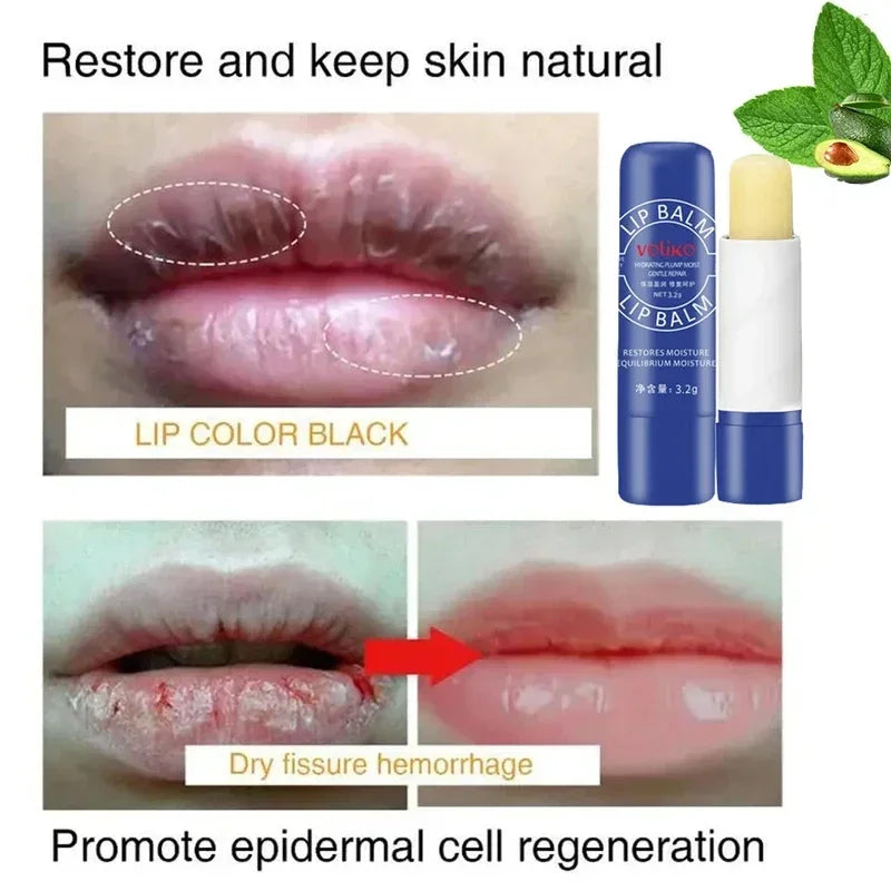 Lip Balm Exfoliating Clean Remove Dark Lip Balm Lightening Melanin Mask Gloss Oil Moisturizer Dead Skin Repair Makeup Lip Care
