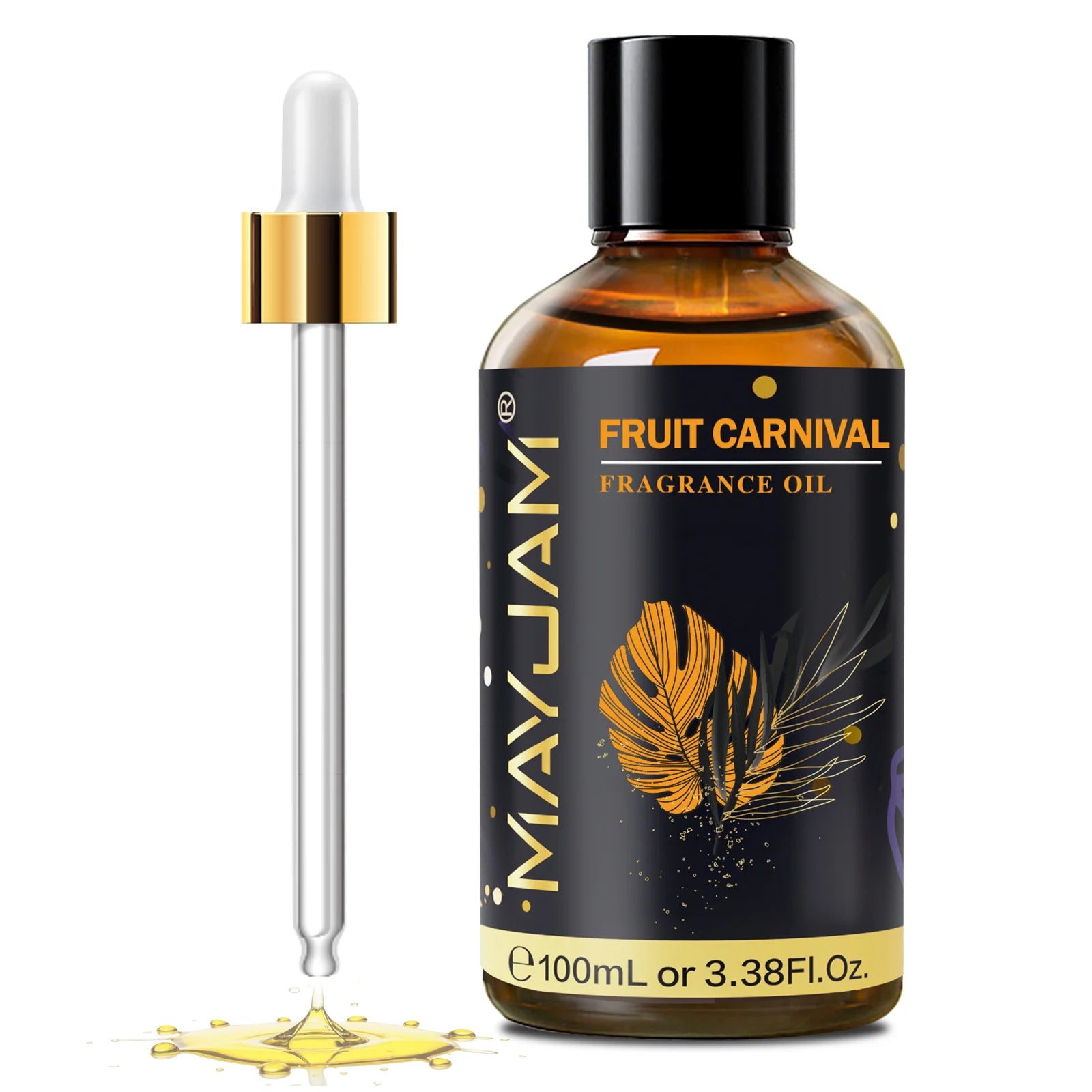 MAYJAM 100ml Fragrance Oils with Dropper For Humidifier Car Diffuser White Musk Bubble Gum Sea Breeze Freesia Baby Powder