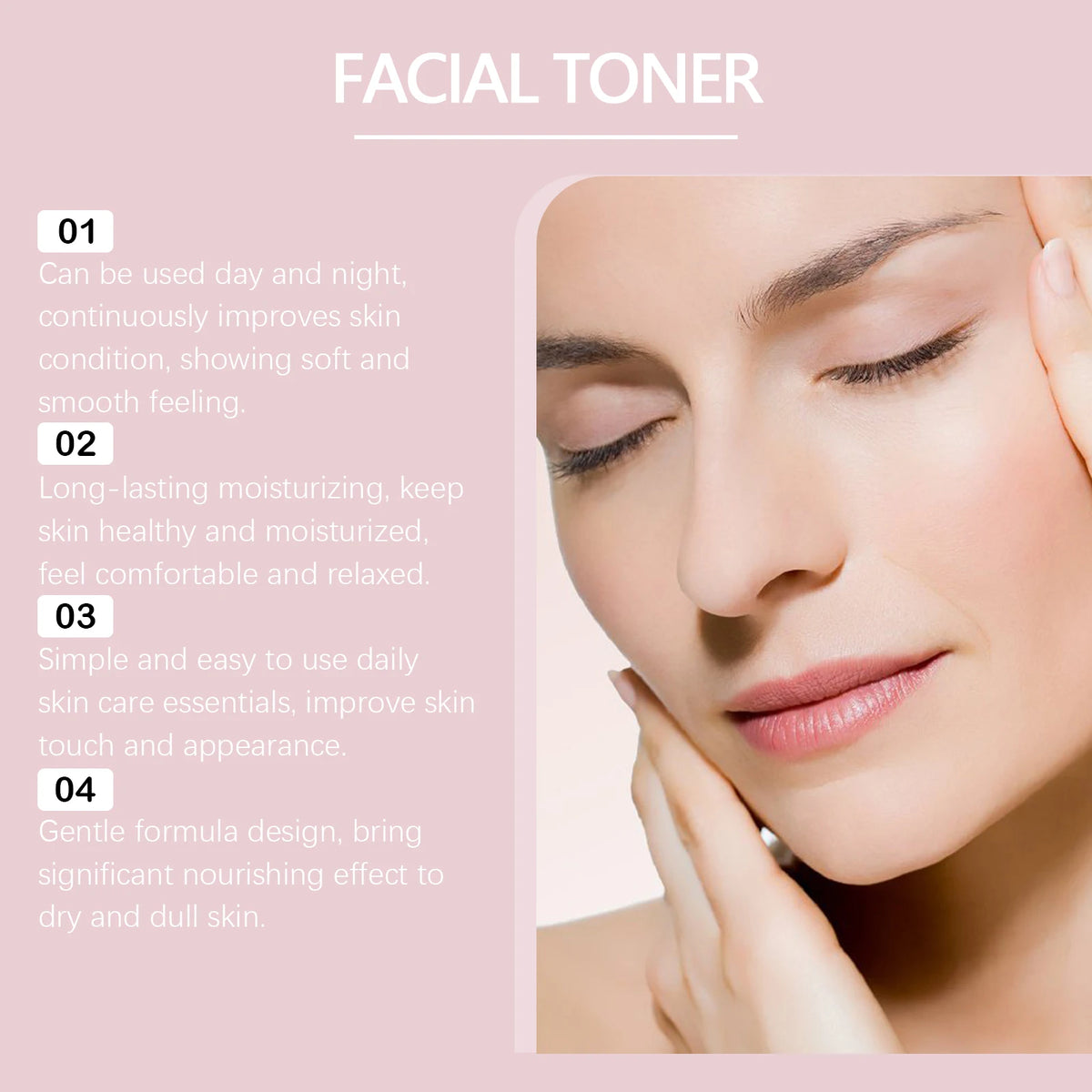 Niacinamide Toner Spray Moisturizing Brightening Facial Skin Care Improve Dullness Even Skin Tone Hydrating Smoothing Skin