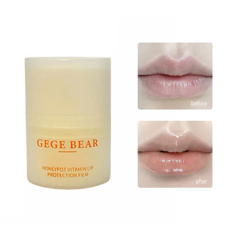 Gegebear Honey Pot Vitamin Lip Balm — Hydrating and Nourishing Formula for Soft, Plump Lips in Autumn and Winter