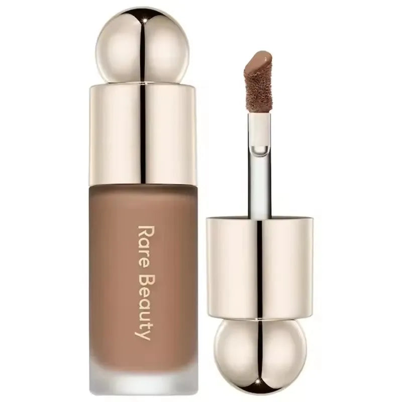 Rare Beauty Highlight Powder Luminizer Liquid Shiny with Mirror Moisturizing Lip Glaze Smooth Lightweight Face Waterproof Makeup