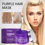 Purple Keratin Hair Mask Protein Repair Treatment For Blonde Bleached Hair Deep Hydration Nourishing Damaged Dry Frizzy Hair