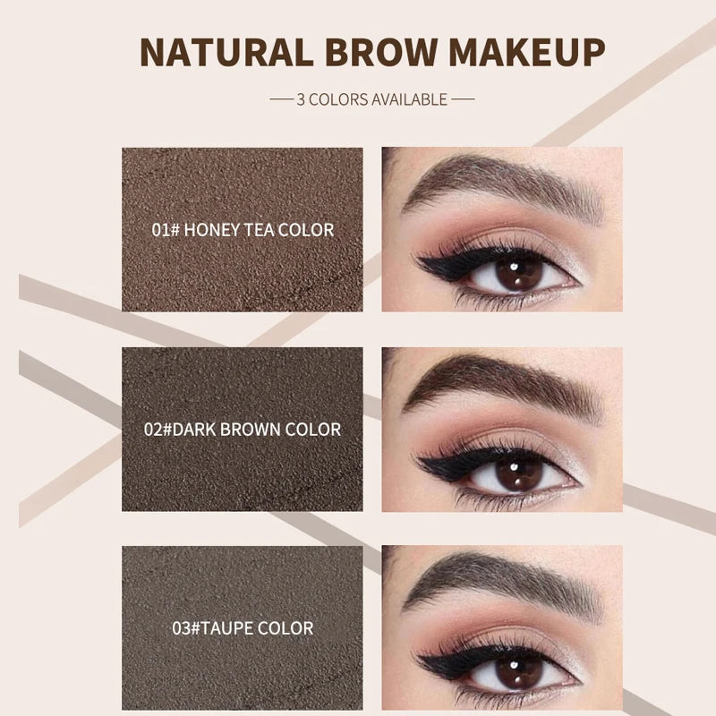 OCHEAL  2 In 1 Eyebrow Dyeing Cream 3 Colors Waterproof  Tinted Long-lasting Eyebrow Stamp Pencil Pomade Makeup Cosmetics