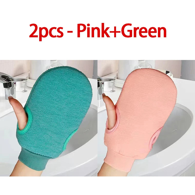 Shower Exfoliating Gloves Peeling Mitten Bath Towel Northeast Dead Skin Scrubber Body Peeling Korean Pad Exfoliating Glove Scrub