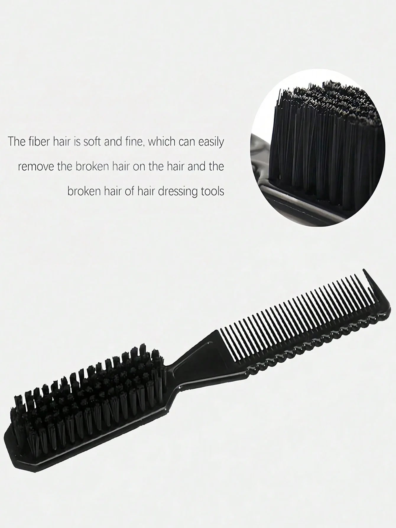 2-In-1 Double-Sided Brush Set, Suitable For Children, Includes Hair Brush And Fine Comb, Ideal For Styling Baby Hair At Home