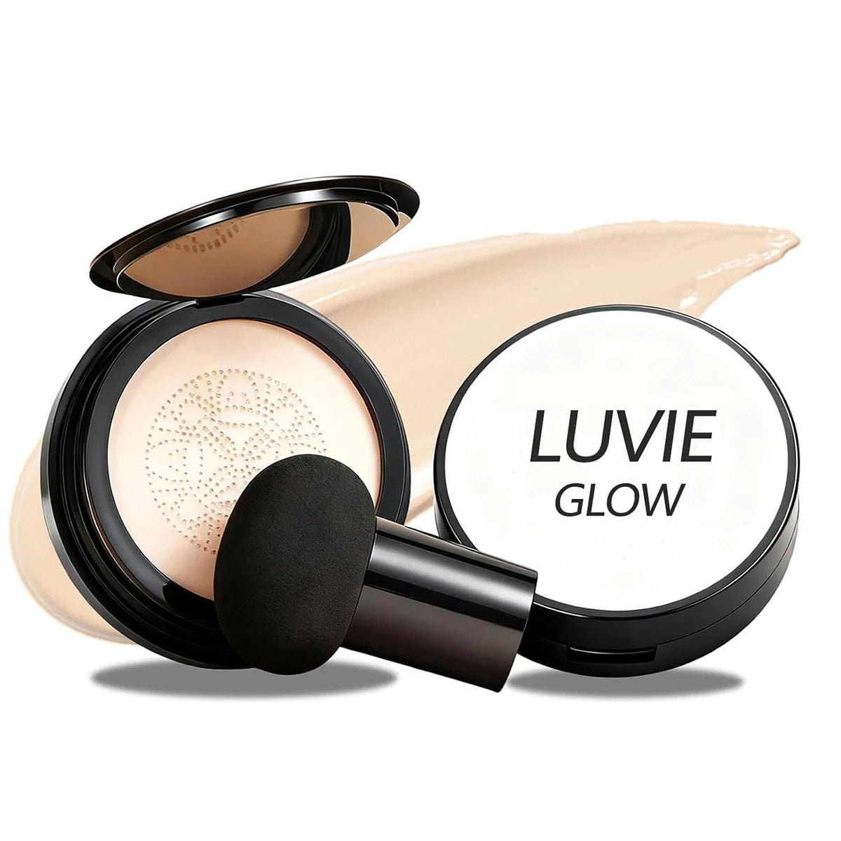 Glow Foundation Mushroom Head Air Cushion CC BB Cream Full Coverage Makeup Foundation Long Lasting Hydrating Even Skin Tone