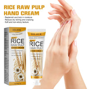 EELHOE Rice Extract Moisturizing Hand Cream for Dry Rough Hands  Brightening Skin Nourishing Itch Relief Gentle Care Hydration