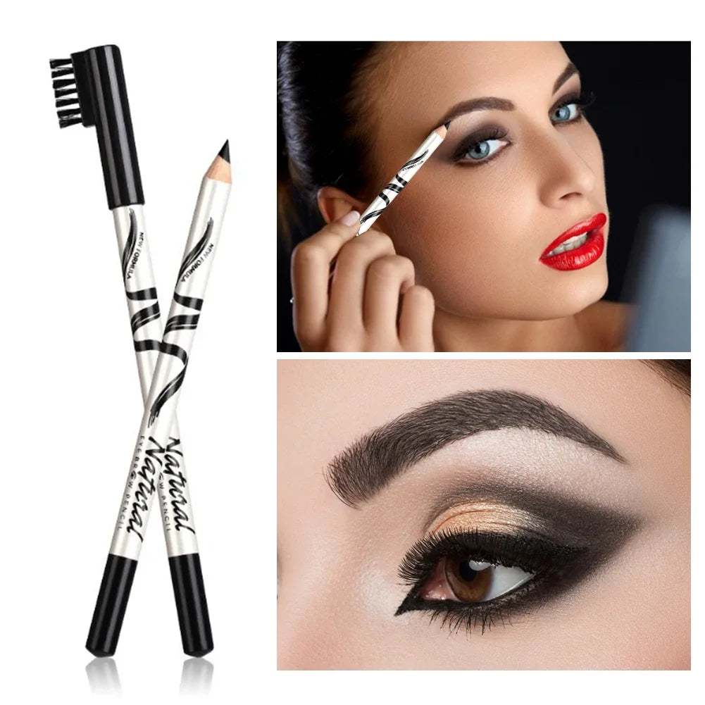 Eyebrow Pencil Waterproof Eye Brow Eyeliner Eyebrow Pen Pencil Makeup Beauty Cosmetic Tool Long-lasting Brown Eyebrow Pencil