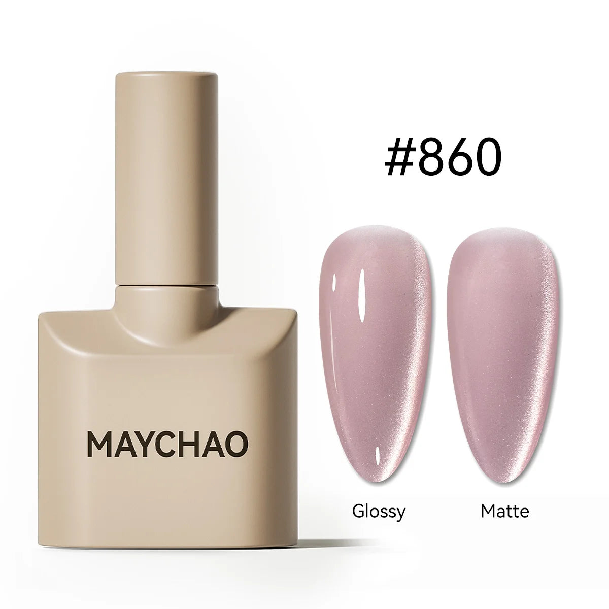 MAYCHAO 5 In 1 Cat Eye Gel Polish Magnetic Cat Nail Gel One-step Gel Polish Nail Art Varnish Multi-use Nail Polish UV LED Gel