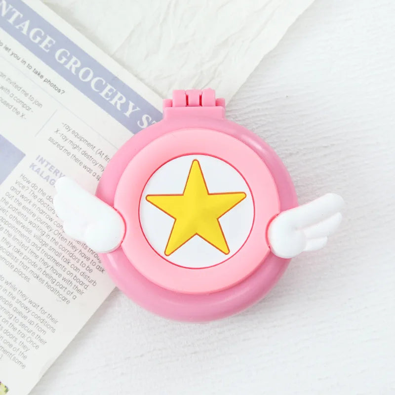 Girls Cute Kawaii Animal Fruit Portable Comb with Mirror Princess Air Cushion Massage Makeup Hair Brush for Baby Kids Stuff
