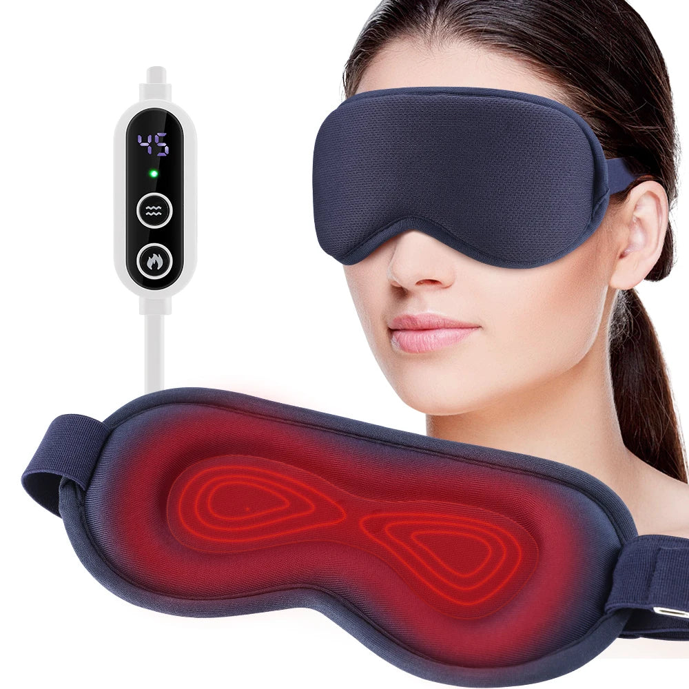 Professional Electric Eye Massager with Heating & Vibration Dark Circles Relief Mask for Dry Eyes,Sleep Aid and Fatigue Recovery