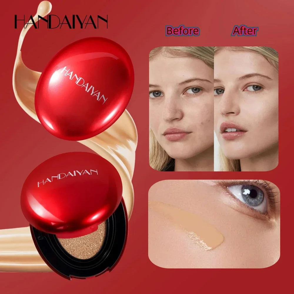 BB Cream Air Cushion Full Coverage Waterproof Long-lasting Brighten Foundation CC Cream Women Base Makeup Face Korean Cosmetics