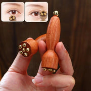 Wood Gua Sha Tool Facial Acupressure Massager for Puffiness Dark Circles Under Eye Care Face Lift Skin Sensitive Skin