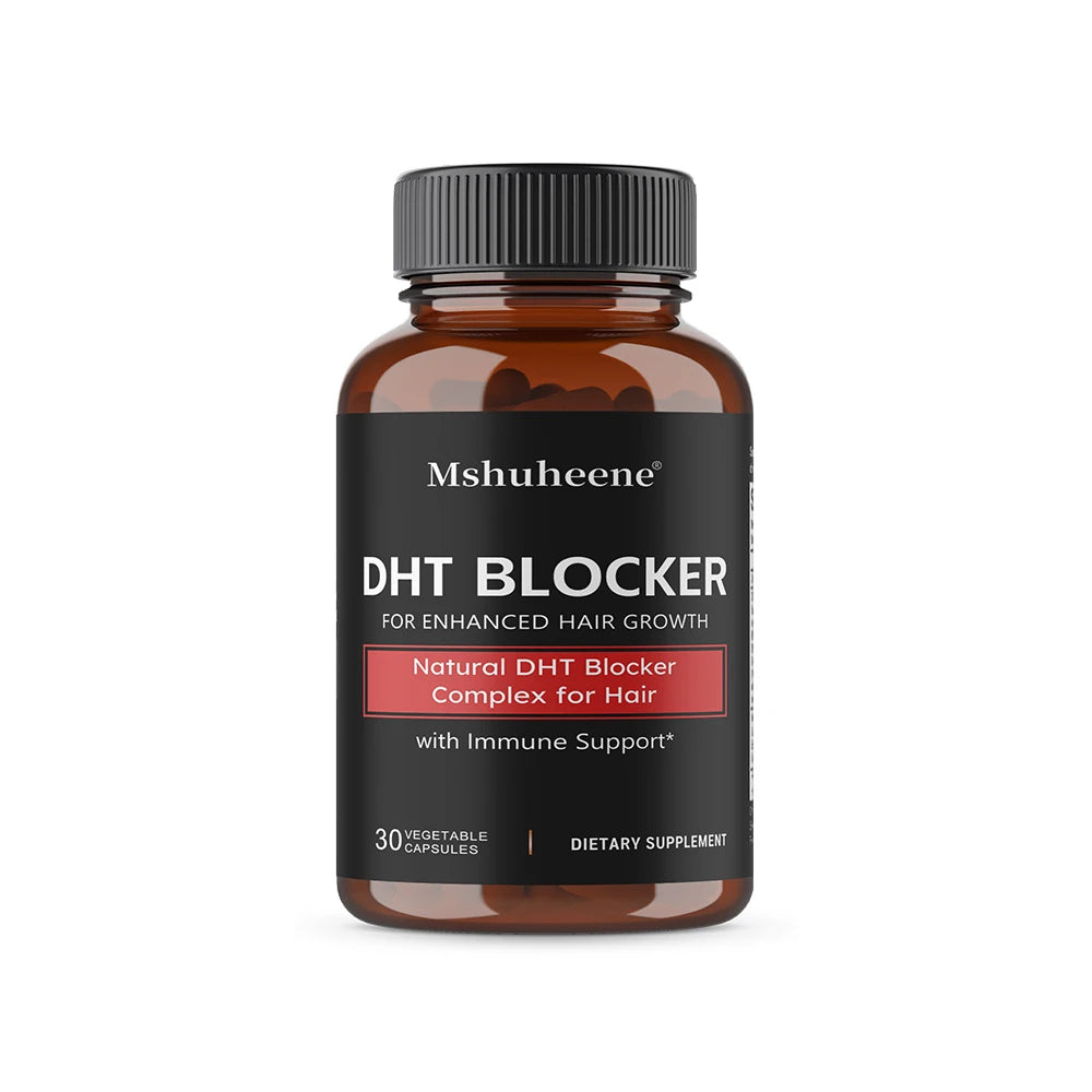 DHT Blocker Supplement with Saw Palmetto-Supports Hair Regrowth, Strengthens Hair & Scalp, Boosts Hair Thickness for Men & Women