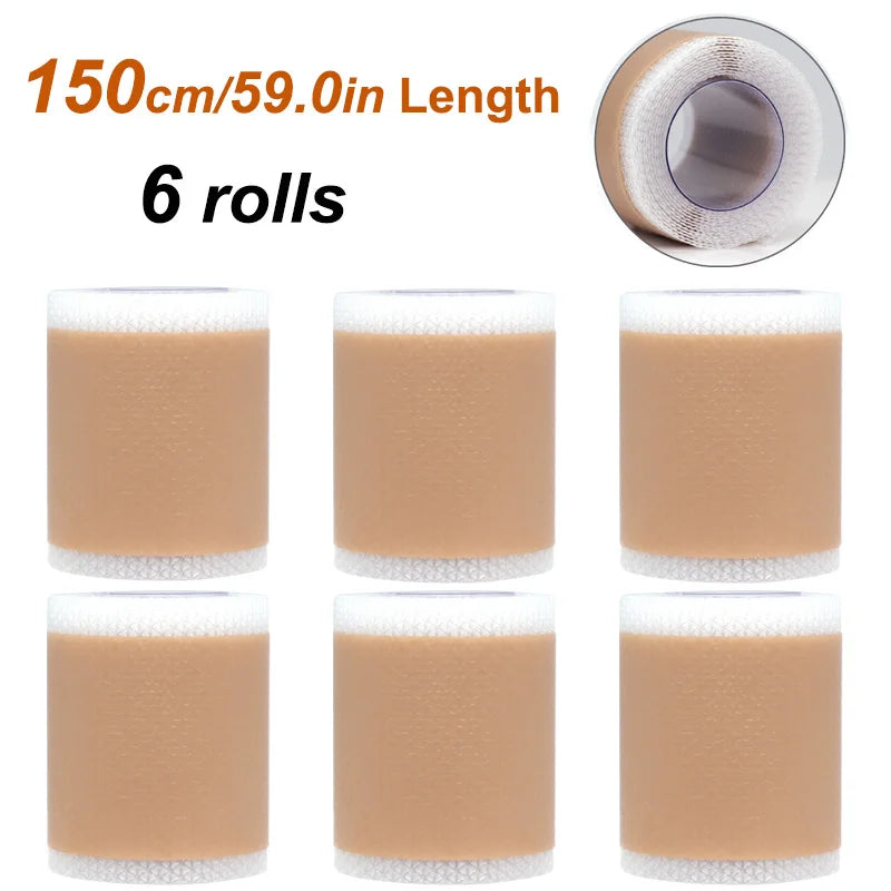 1 Roll Silicone Scar Sheets , Self-Adhesive Scar Cover Tape Reusable and Effective Skin Care Strips