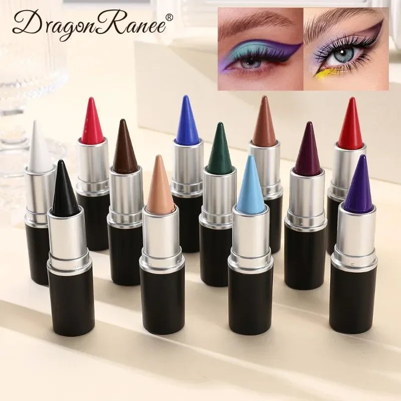 Long-Lasting Eyeliner Cream Makeup Smooth Waterproof Gel Eye Shadow Eyeliner Pencil Colorful Easy To Apply Eye Shimmer Cosmetics