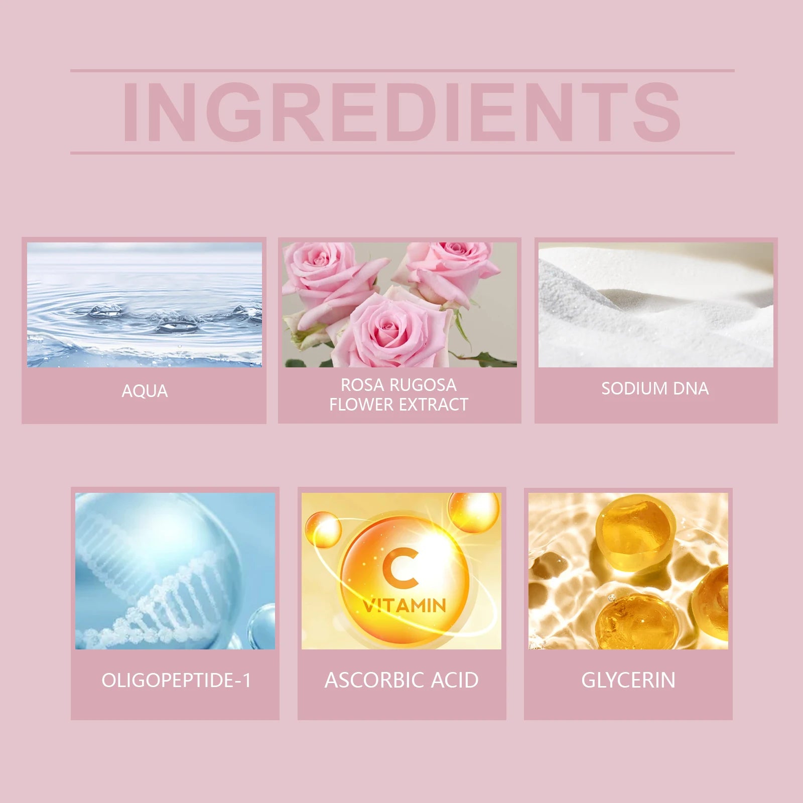HOYGI Rose Moisturizing Toner Firming Hydrating Elasticity Fade Fine Lines Moisturize Skin Rejuvenating Lotion Brightening Skin