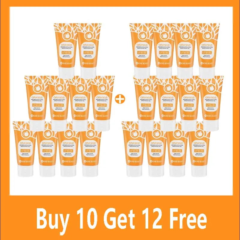 Facial Exfoliate Gel For Deep Moisturizing Pore Cleansing Gentle Facial Scrub Body Cleansing Gel Dead Skin Remover