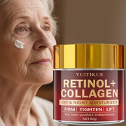 Retinol Collagen Cream 60g - Day & Night Moisturizer, Firms, Tightens & Lifts, Anti-Aging for Youthful Revitalized Skin