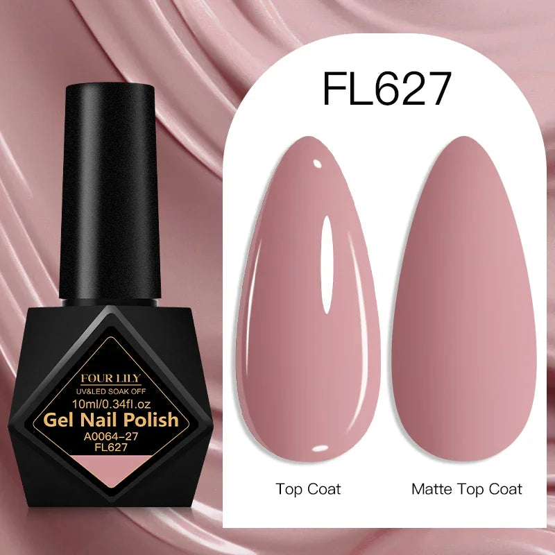 10ml Gel Nail Polish 162 Colors Nail Supplies Vernis Semi Permanent Nail Art Manicure Soak Off LED UV Gel Nail Varnishes Summer