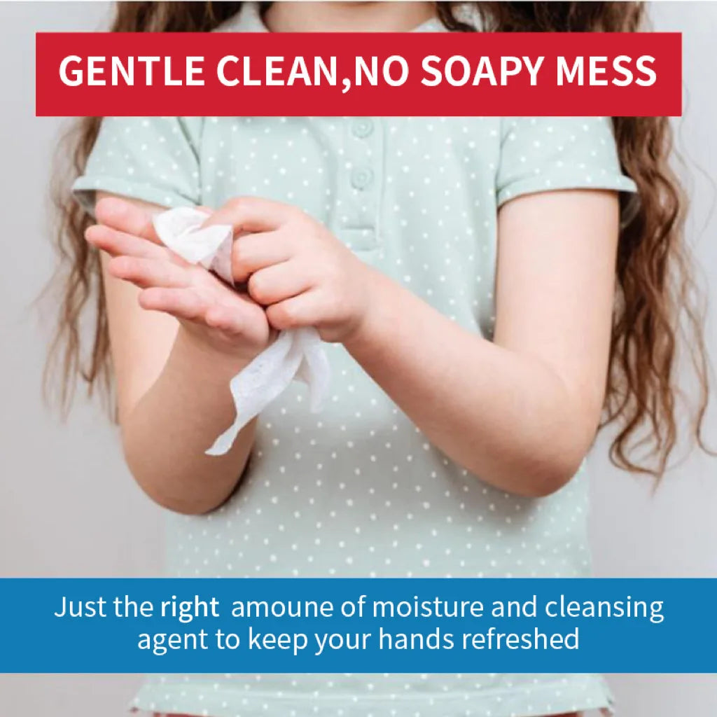 Portable Hand&Mouth Cleaning Wipes 100 Count-10 Count