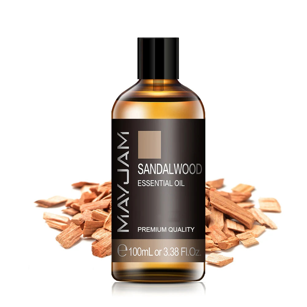 MAYJAM 100ML Pure Natural Aroma Essential Oil Patchouli Rosemary Peppermint Frankincense Sandalwood Cinnamon for Diffuser